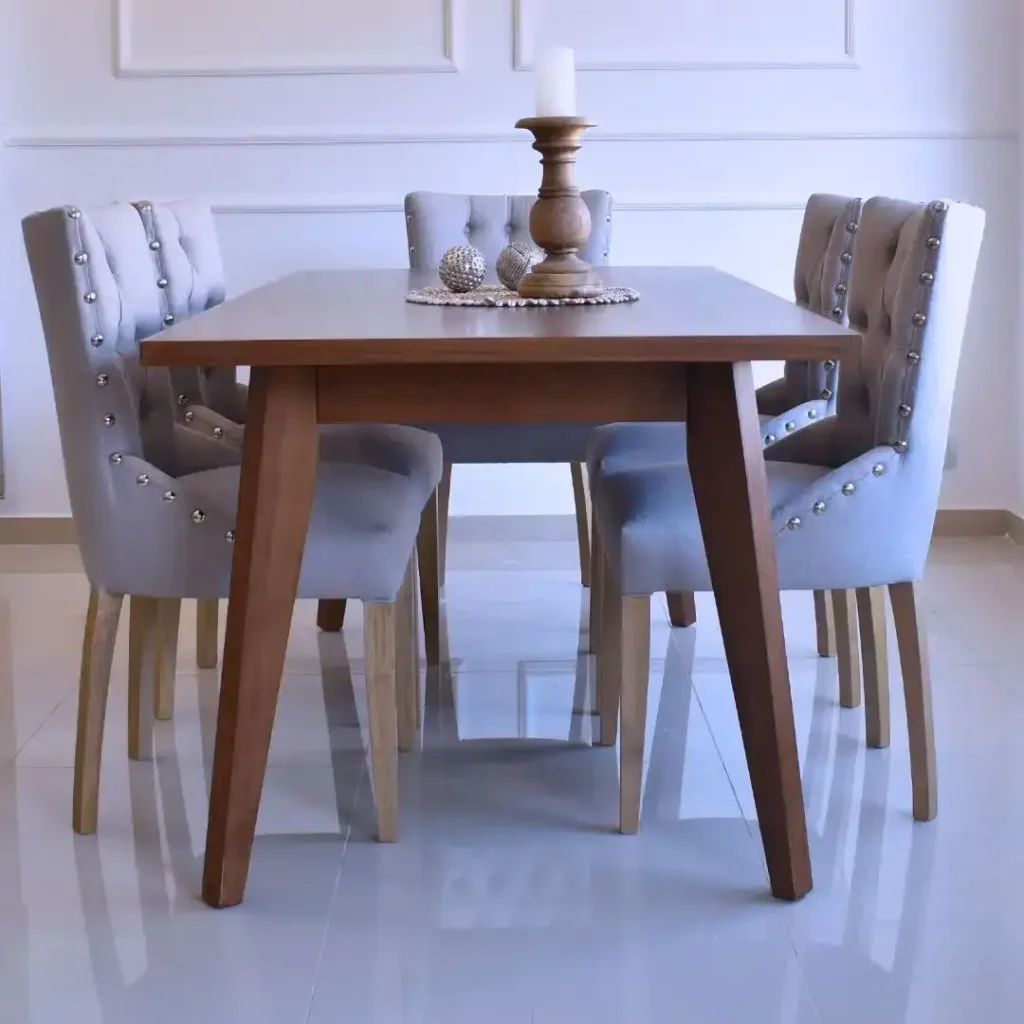 Mesa nórdica Pino Emilia 1 - SILVINA C MUEBLERIA Y DECORACION