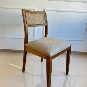 Silla Nórdica comedor esterilla Calama - SILVINA C MUEBLERIA DECORACIÓN