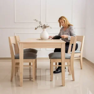 Mesa de Pino Giova Fresno - SILVINA C MUEBLERIA DECORACION