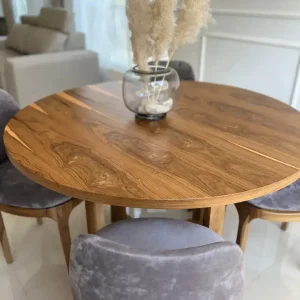 Mesa redonda madera Londres - SILVINA C 3