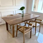 Mesa comedor rectangular Rústica Cali