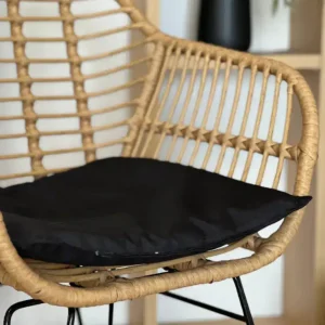 Sillón exterior Jardín rattán natural black Kensel - SILVINA C 4