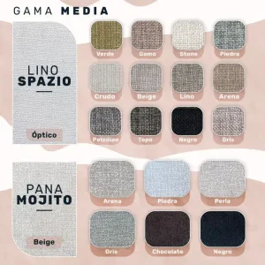 Telas media - SILVINA C MUEBLERIA DECORACIÓN