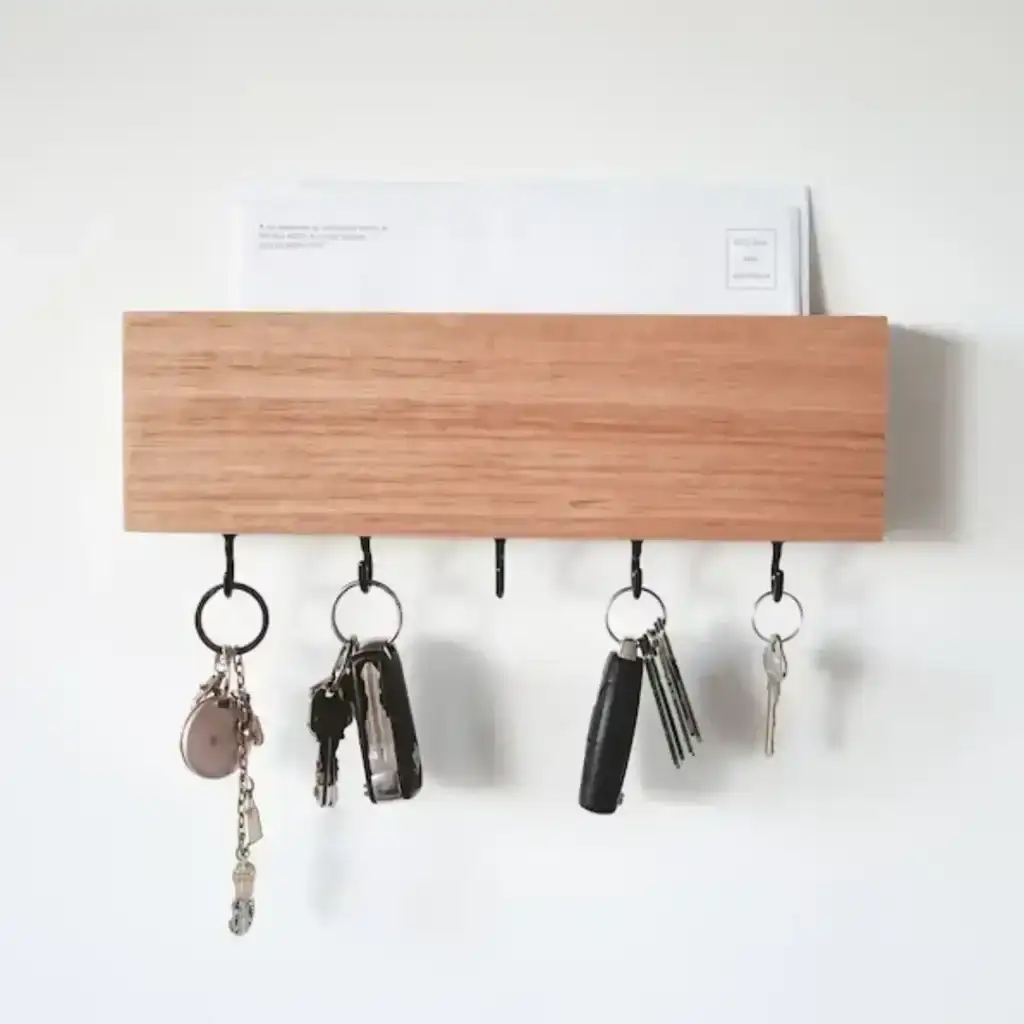 Portallaves de pared madera flotante Hugo - SILVINA C