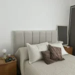 Respaldo Cama Sommier 2 plazas canelón Vita