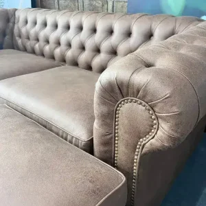 Sillón esquinero Chesterfield 3 cuerpos - SILVINA C 2