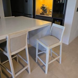 Banqueta desayunador alta madera Moderna Essen - SILVINA C 23