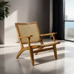 Sillón individual Esterillado madera Nórdico Hensel