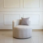 Sillón individual redondo diseño Nórdico Merlí