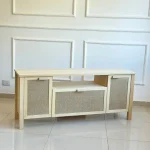 Rack tv Nórdico madera arpillera Michel