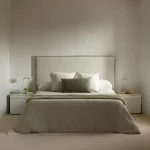 Respaldo Cama 2 Plazas Moderno Tachas Isabella