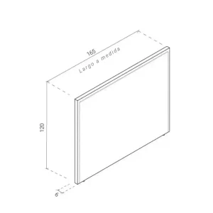 Respaldo Cama 2 Plazas Moderno Isabella - SILVINA C 5