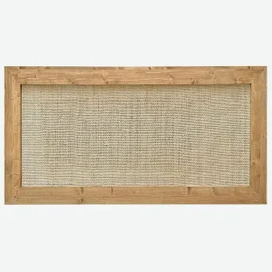 Respaldo Cama Madera Rústico Arpillera Tom - SILVINA C 2