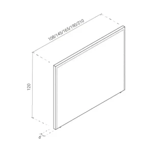 Respaldo Cama Moderno Tachas Emilia - SILVINA C 4
