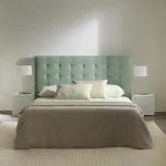 Respaldo Sommier 2 Plazas Capitoné Olivia