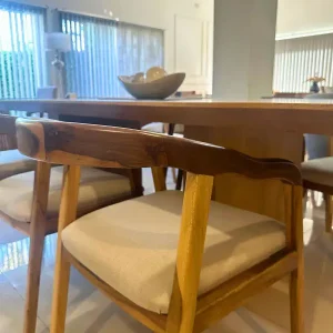 Silla comedor madera Rústica curvo Bali - SILVINA C 232