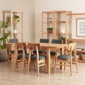 Mesa comedor madera Nórdica extensible 1,30 Zoe - SILVINA C