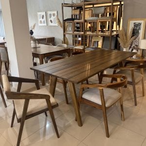 Mesa comedor madera maciza Rústica Julieta - SILVINA C 32