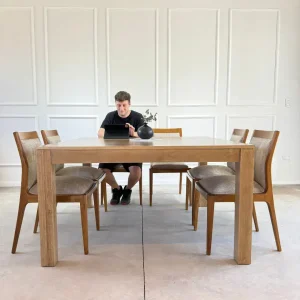 Mesa cuadrada madera comedor Moderno Classic - SILVINA C 7