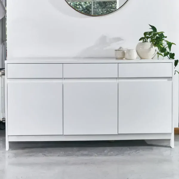 Mueble Vajillero Moderno madera laqueada Milan - SILVINA C 1