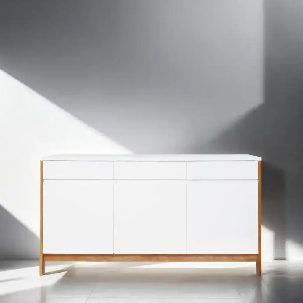 Mueble Vajillero Moderno madera laqueada Milan - SILVINA C