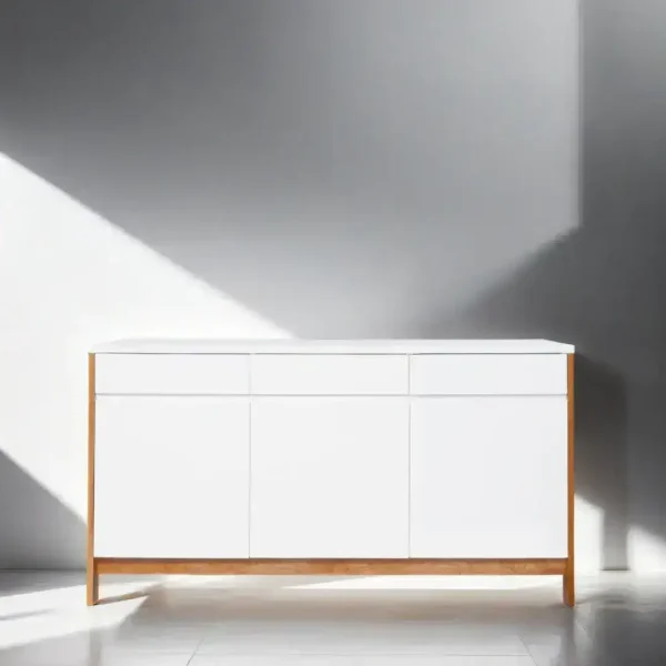Mueble Vajillero Moderno madera laqueada Milan - SILVINA C