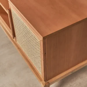 Rack Tv madera esterilla Nórdico Capri - SILVINA C 3