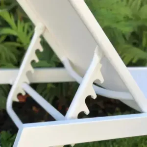 Reposera Aluminio 5 Posiciones pileta White Figo - SILVINA C 3