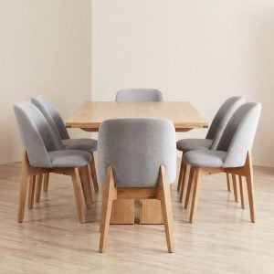 Silla Nórdica madera Paraíso tapizada Sami - SILVINA C (2)