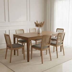 Silla comedor esterilla madera Lulú - SILVINA 1212