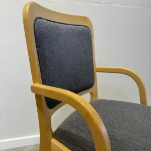 Silla puntera cabecera apoyabrazos madera Lulú - SILVINA C 3