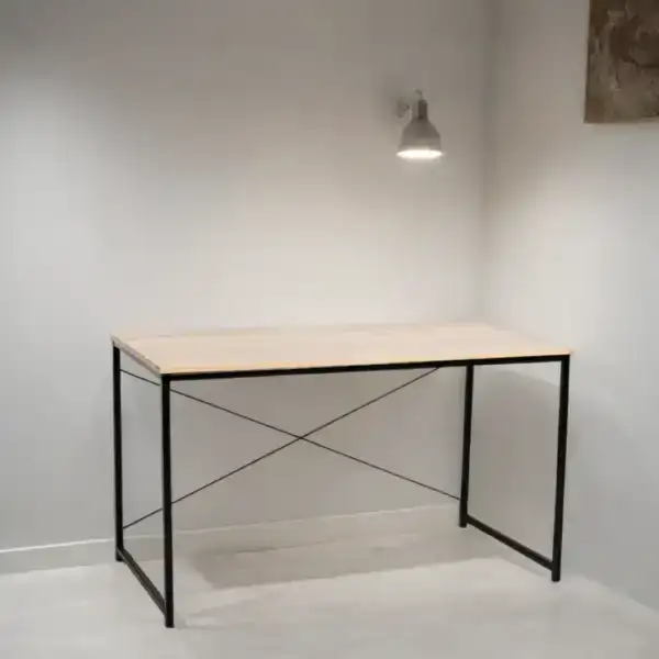 Escritorio Industrial oficina hierro madera Kubik - SILVINA C