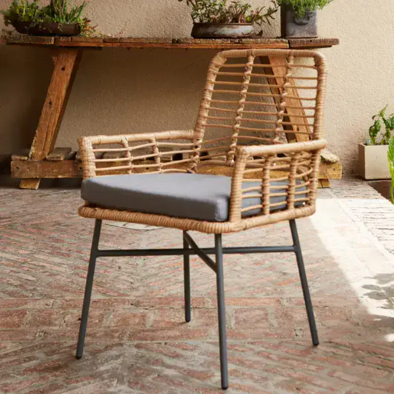Juego Comedor Exterior Jardín Patio Set Lenza - SILVINA C 4