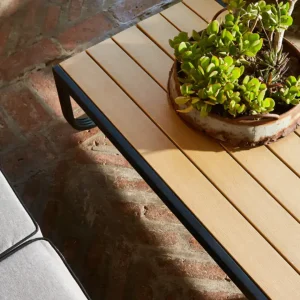 Juego Set Exterior Jardín madera Metal Colón - SILVINA C 5