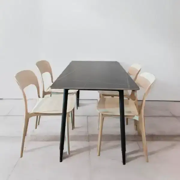 Mesa comedor Moderna simíl mármol Riad - SILVINA C