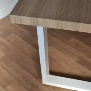 Mesa escritorio oficina Industrial Hierro blanca Block - SILVINA C 3