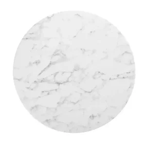 Mesa redonda Moderna comedor simíl mármol SC - SILVINA C 2