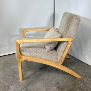 Sillón 1 Cuerpo Living Nórdico Madera Lee - SILVINA C 113