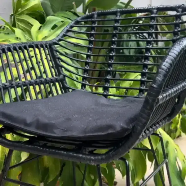 Sillón exterior Jardín rattán black Alabama - SILVINA C 3