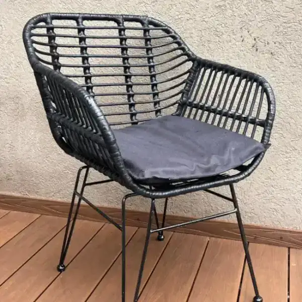 Sillón exterior Jardín rattán black Alabama - SILVINA C 5