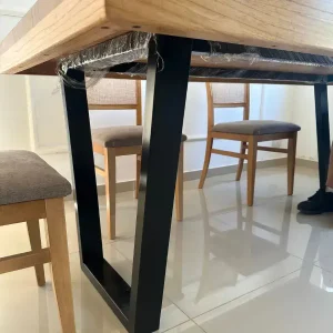 Mesa comedor Industrial hierro madera Waly - SILVINA C 1