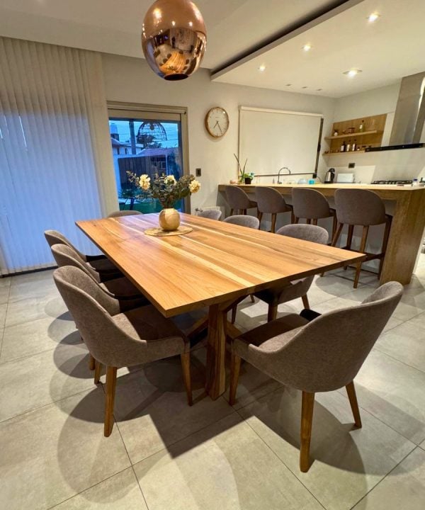 Mesa comedor madera Paraíso macizo Mardel - SILVINA C 43