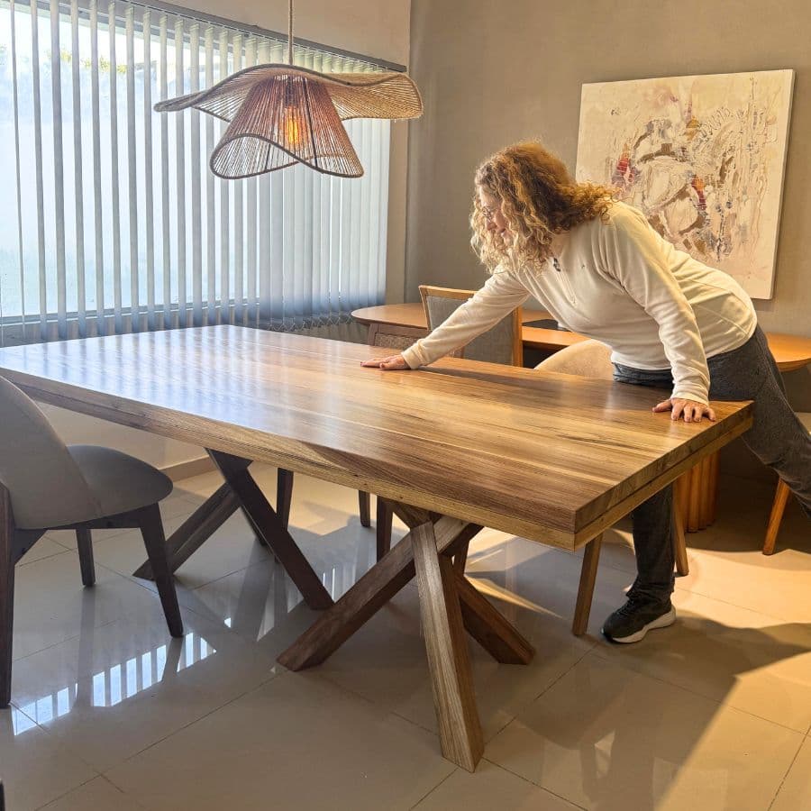 Mesa comedor madera Petiribí macizo Mardel - SILVINA C 112 Mesa comedor madera Petiribí macizo Mardel - SILVINA C 112