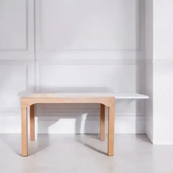 Mesa extensible comedor madera Nórdica 1,20 x 90 Petra - SILVINA C