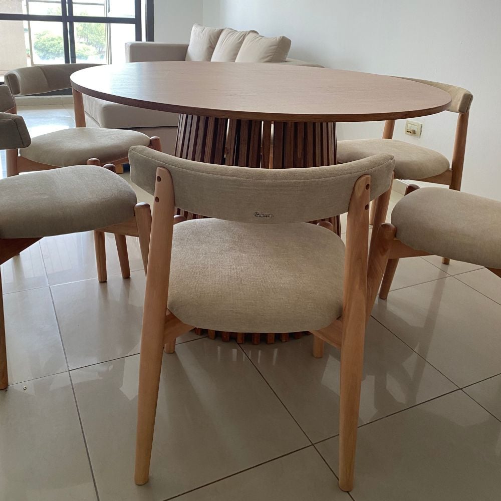 Silla comedor diseño madera Moderna Eliana - SILVINA C