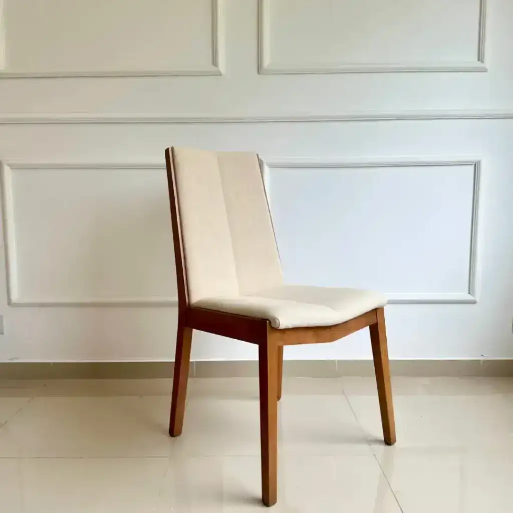 Silla comedor tapizada Moderna madera Elisa - SILVINA C