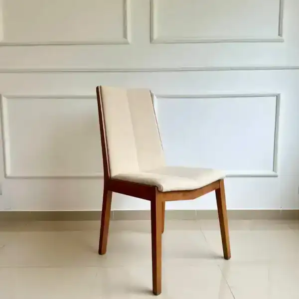 Silla comedor tapizada Moderna madera Elisa - SILVINA C