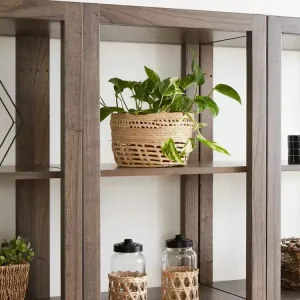 Estante madera Nórdica Paraíso triple Ivan - SILVINA C 1