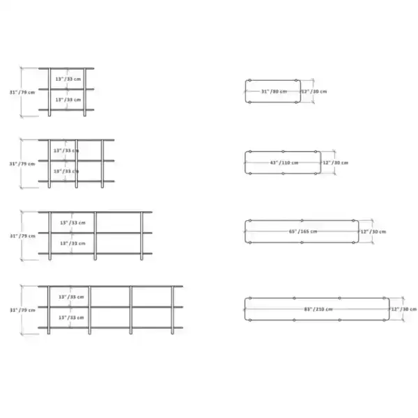 Estante mueble madera Nórdico Vita - SILVINA C 4