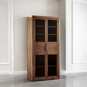 Estante vitrina madera Nórdica Paraíso Jade - SILVINA C 2